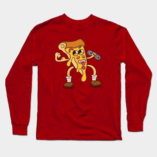 All for a pizza Long Sleeve T-Shirt by Casu_art_29